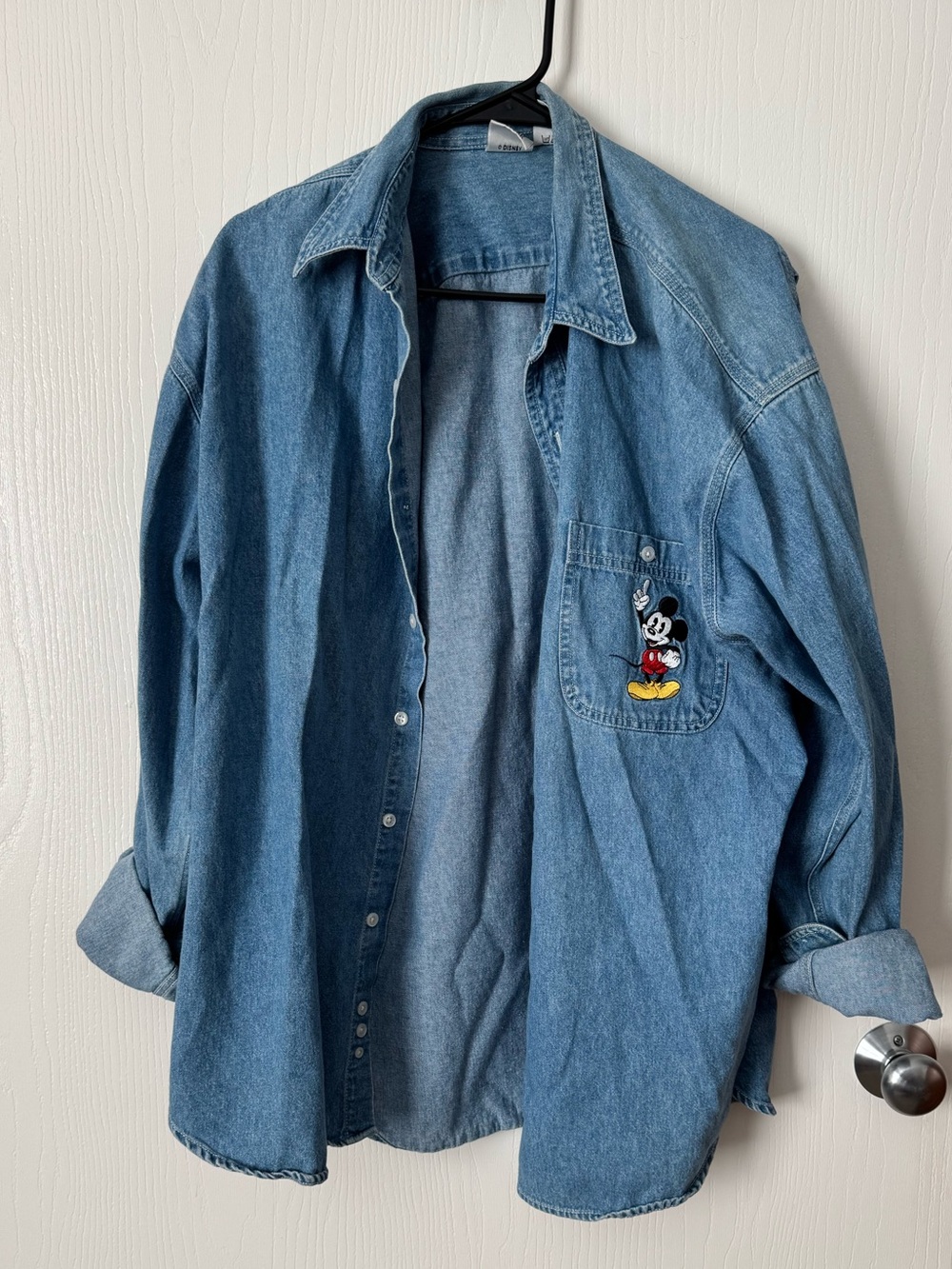 Vintage Disney Denim Button Up